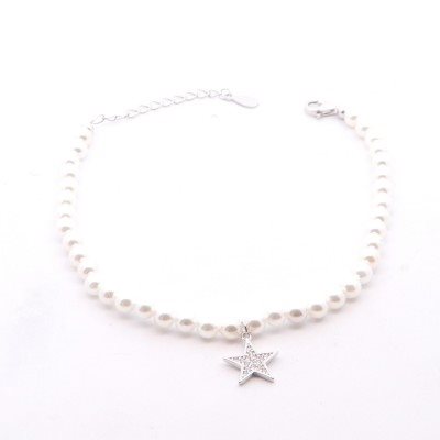 Bracciale Domar Gioielli Donna Bracciale perle argento 925 in Argento Zircone BPA121645 - BPA121645